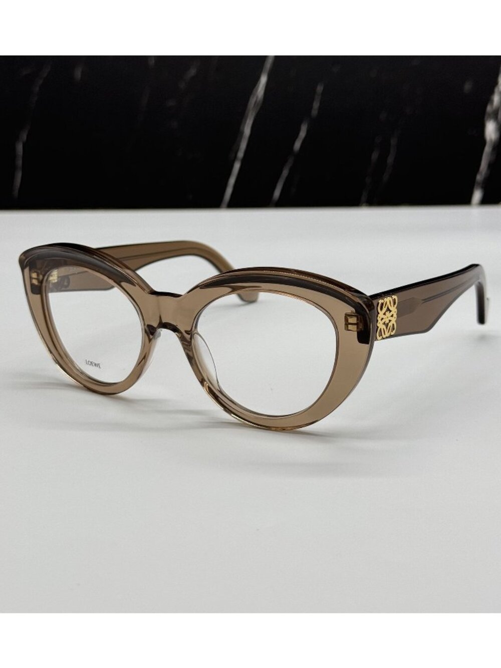 NWT Loewe Brown Clear Women Eyeglasses LW50058I 050